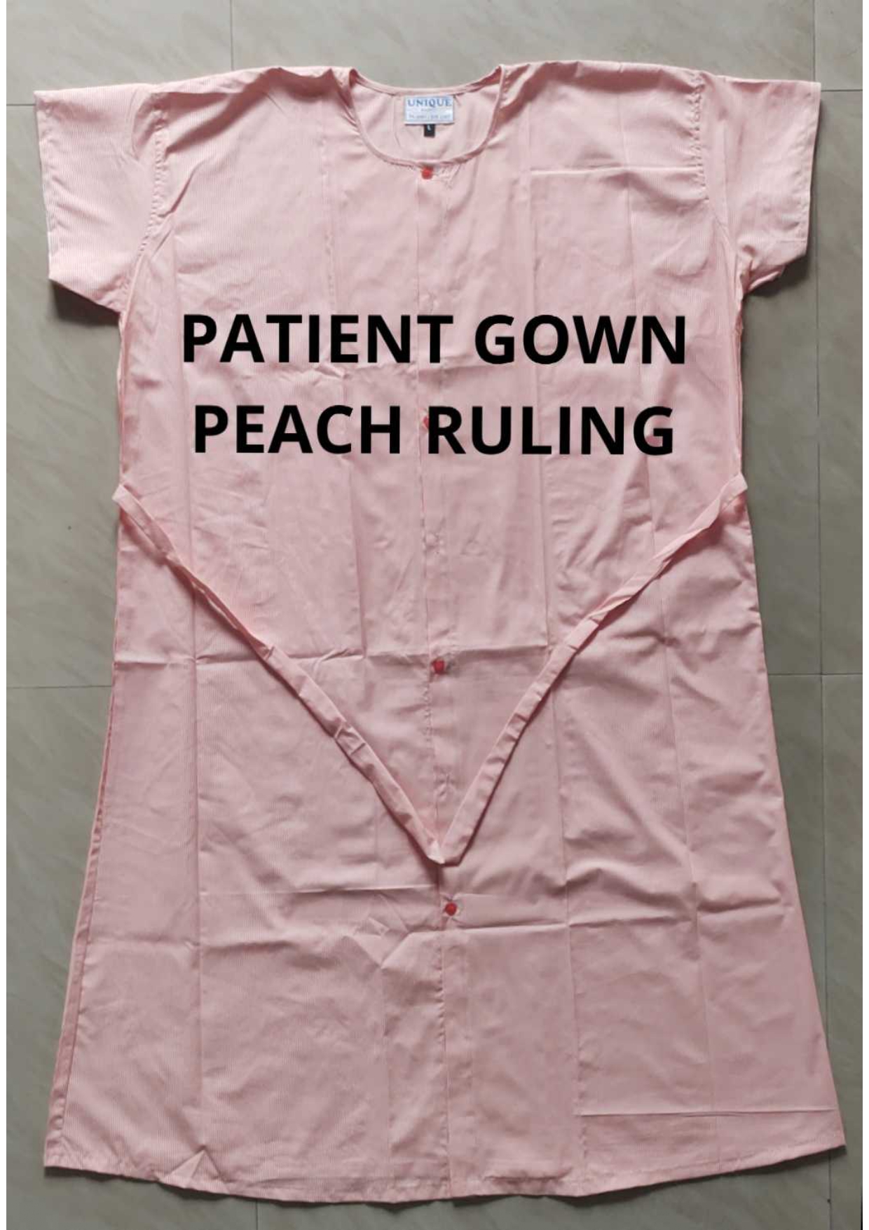 Patient Gown Peach